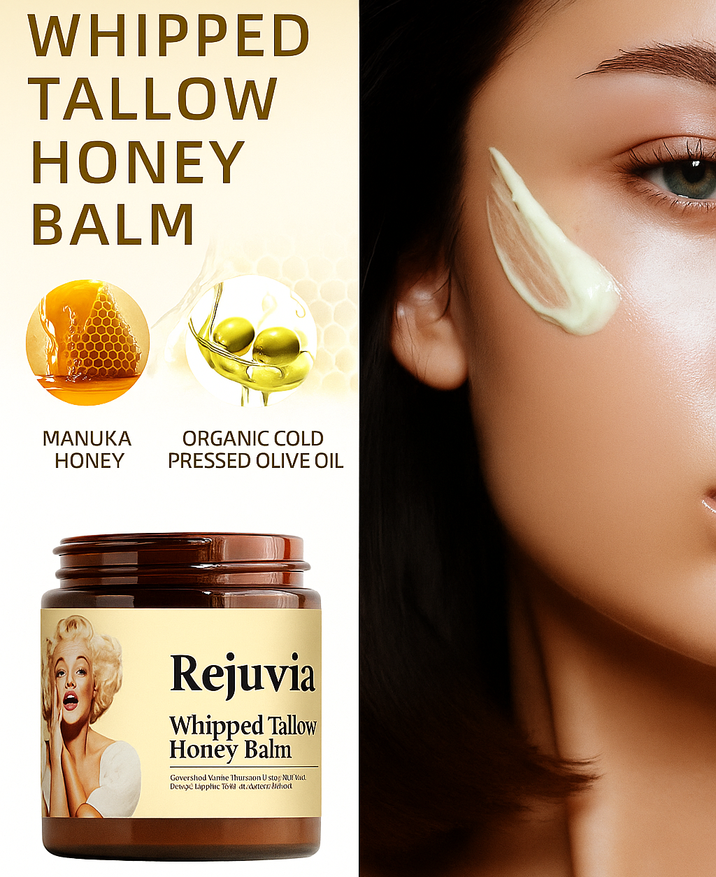Rejuvia Whipped Tallow Honey Balm